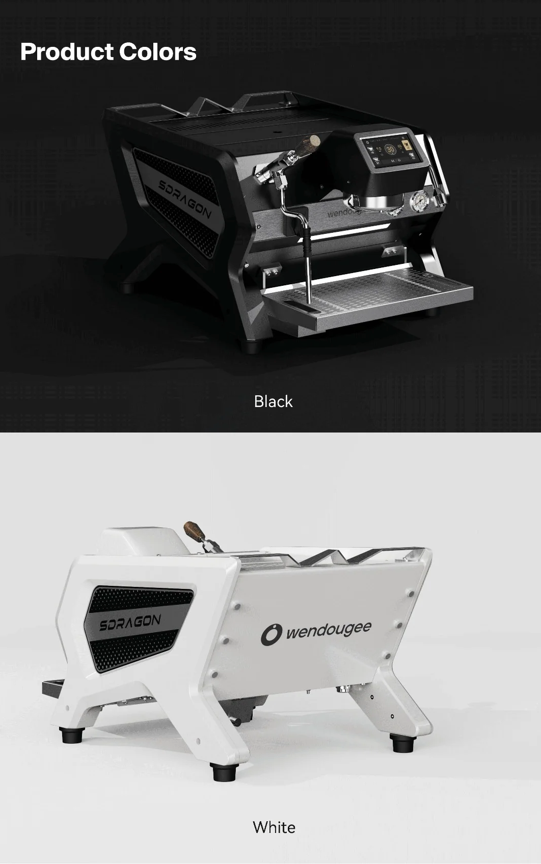 Wendougee Sdragon – Machine à expresso commerciale pour une petite entreprise de café