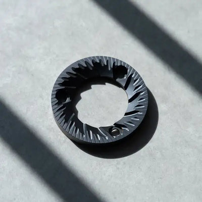 Sweet LeBrew Burr on a light gray surface with shadows
