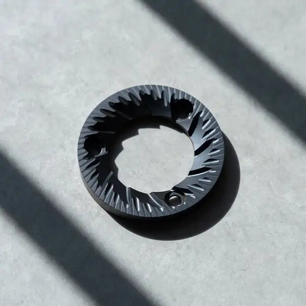 Sweet LeBrew Burr on a light gray surface with shadows