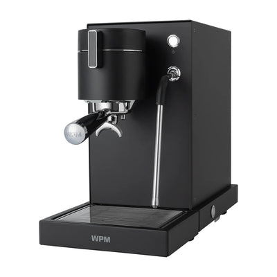 Black espresso machine from WPM PRIMUS Black Vellutto.eu 