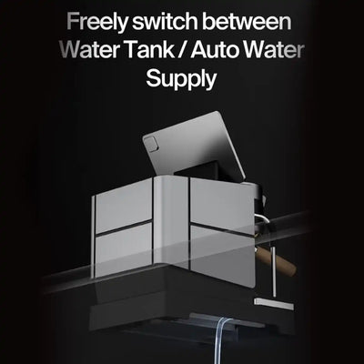 Wendougee LITA Sigma Freely switch between Water Tank / Auto Water Supply' on a dark background