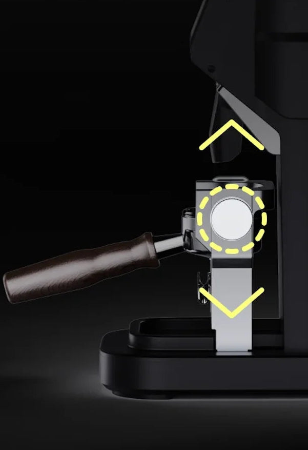 Wendougee Ares 90mm Commercial Espresso Grinder hands free operation with auto detection system from vellutto.eu